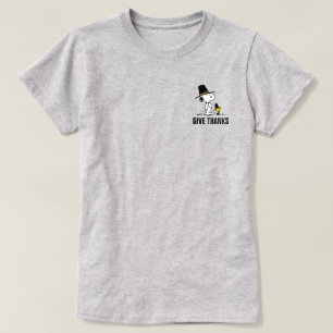 Camiseta Cacahuetes   Peregrino Snoopy & Woodstock