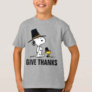 Camiseta Cacahuetes  Peregrino Snoopy & Woodstock