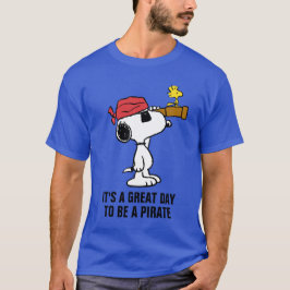 Camiseta Cacahuetes | Pirate Snoopy y Woodstock