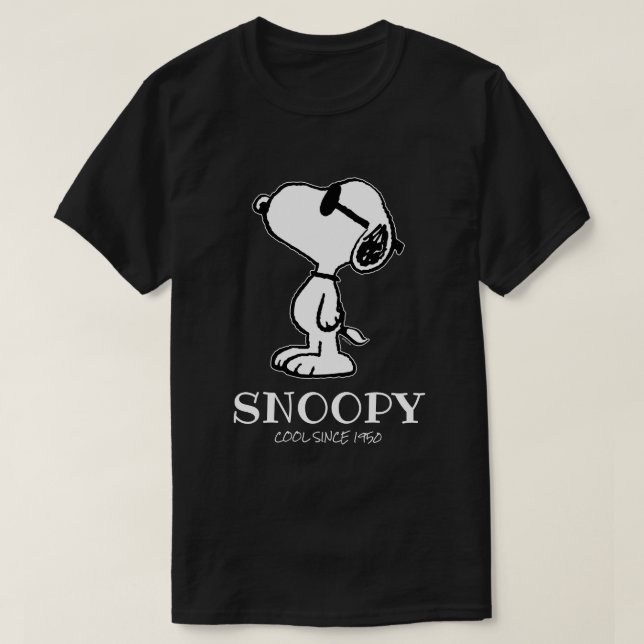 Camiseta Cacahuetes | Ponder gafas de sol en Snoopy (Diseño del anverso)