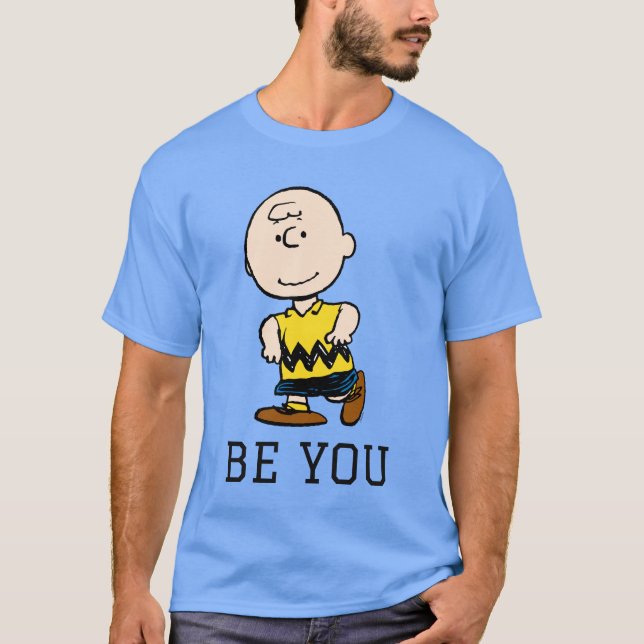 Camiseta Cacahuetes | Retrato de Charlie Brown (Anverso)
