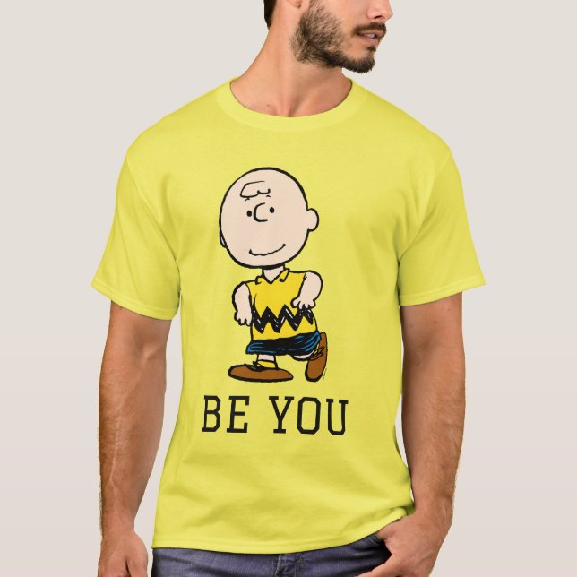 Camiseta Cacahuetes | Retrato de Charlie Brown (Anverso)