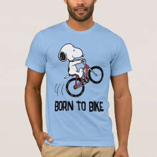 Camiseta Cacahuetes   Rueda de bicicleta Snoopy