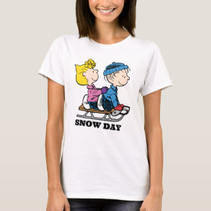 Camiseta Cacahuetes Sally & Linus Sled Riding