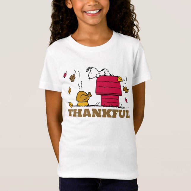 Camiseta Cacahuetes | Snoopy Be Gracias (Anverso)