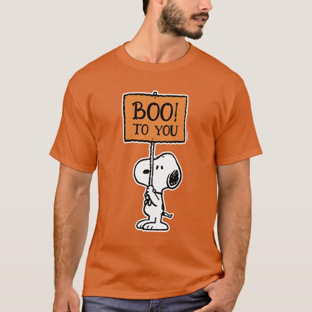 Camiseta Cacahuetes | Snoopy Boo! (Anverso)