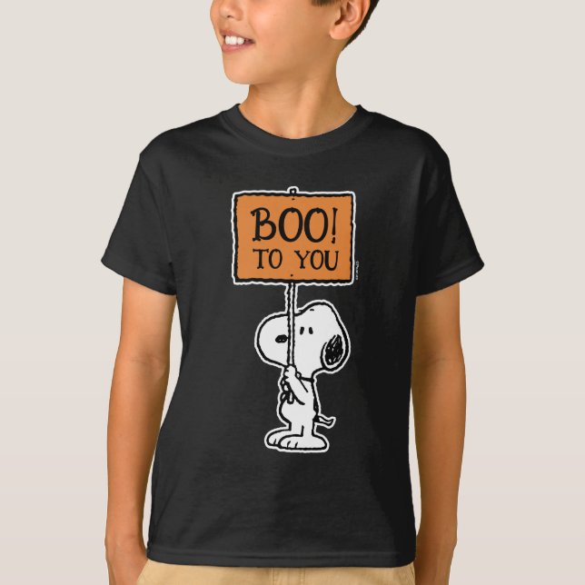 Camiseta Cacahuetes | Snoopy Boo! (Anverso)