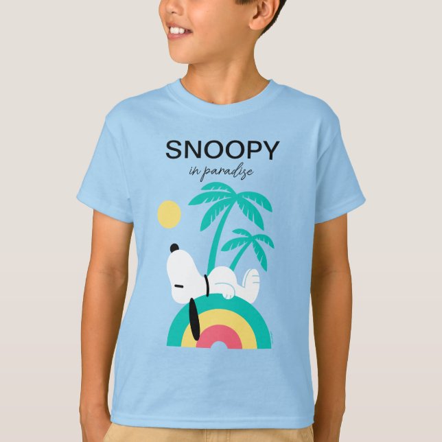 Camiseta Cacahuetes | Snoopy Deco Dreams Club Paradiso (Anverso)