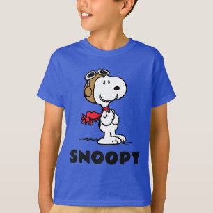 Camiseta Cacahuetes   Snoopy El Hielo Volador