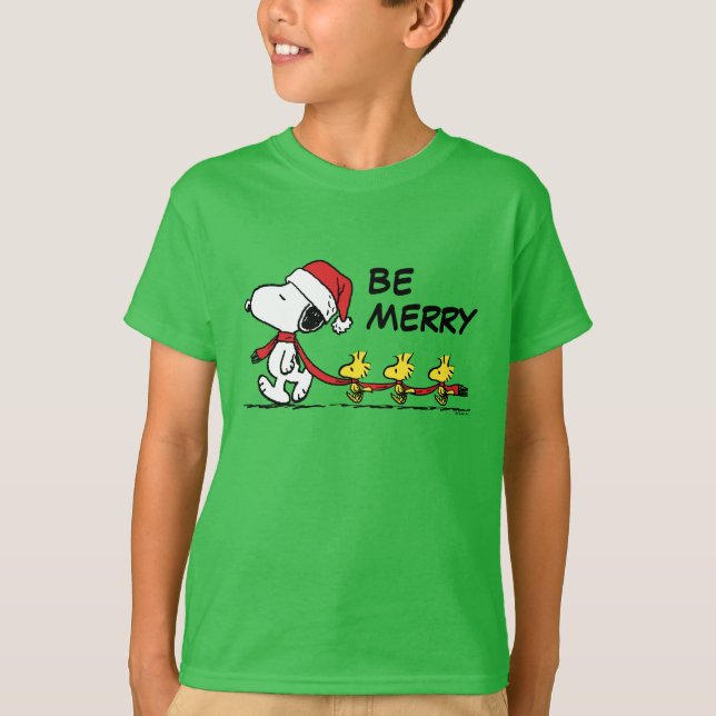 Camiseta Cacahuetes | Snoopy & Friends Winter Scarf (Anverso)