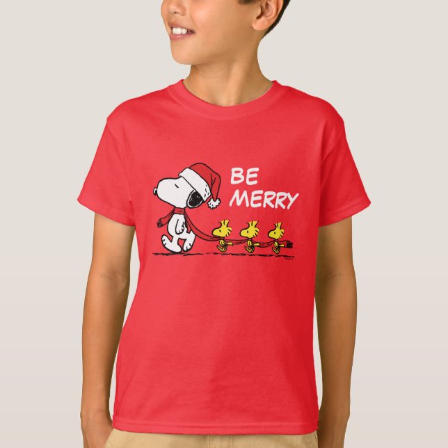 Camiseta Cacahuetes | Snoopy & Friends Winter Scarf (Anverso)