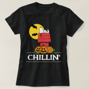 Camiseta Cacahuetes   Snoopy Halloween Doghouse