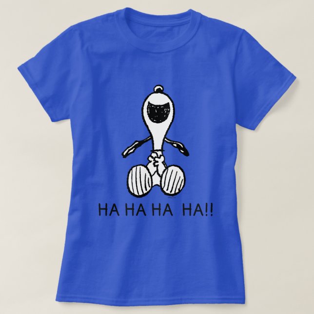 Camiseta Cacahuetes | Snoopy Laughs (Diseño del anverso)