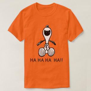 Camiseta Cacahuetes   Snoopy Laughs