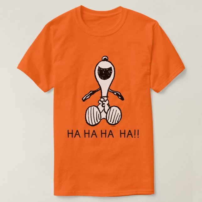 Camiseta Cacahuetes | Snoopy Laughs (Diseño del anverso)