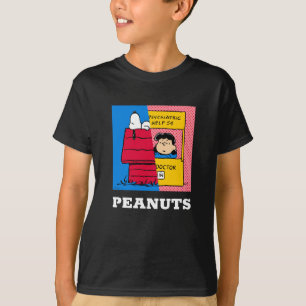 Camiseta Cacahuetes   Snoopy & Lucy Half & Half