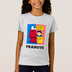 Camiseta Cacahuetes   Snoopy & Lucy Half & Half