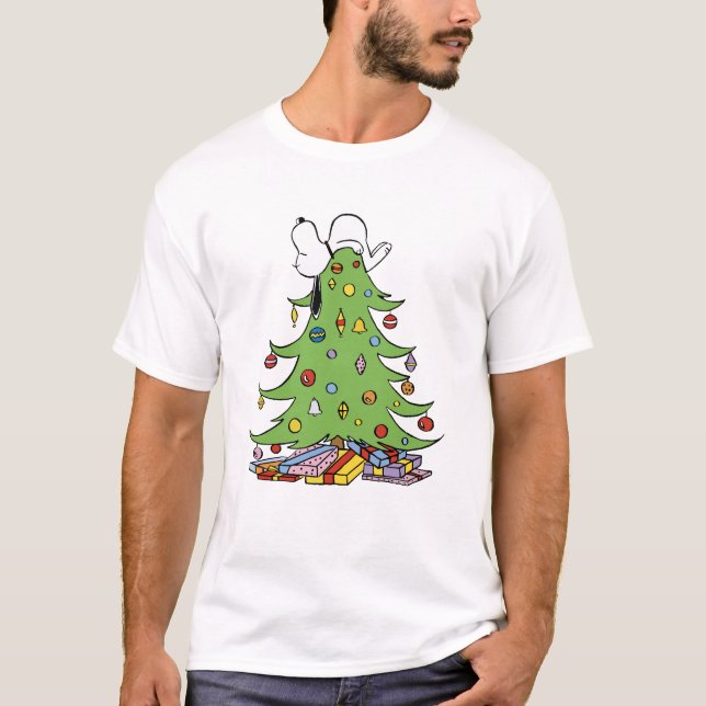 Camiseta cacahuetes snoopy navidad (Anverso)