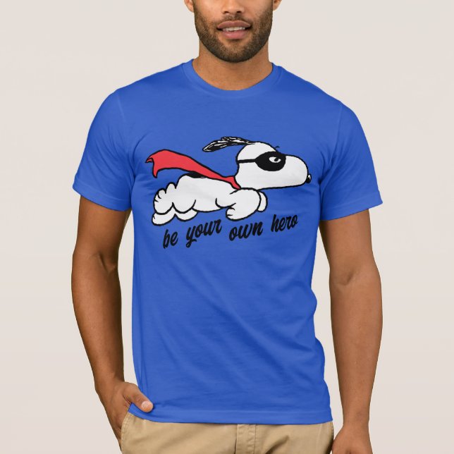 Camiseta Cacahuetes | Snoopy Super Hero (Anverso)