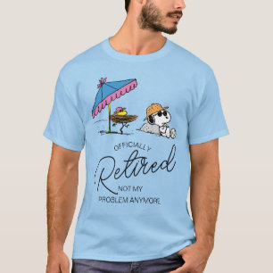Camiseta Cacahuetes   Snoopy & Woodstock Beach estoy retira