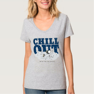 Camiseta Cacahuetes   Snoopy & Woodstock Chill Out
