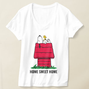 Camiseta Cacahuetes Snoopy & Woodstock Doghouse