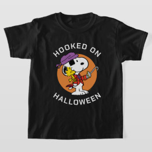 Camiseta Cacahuetes Snoopy & Woodstock enganchado en Hall