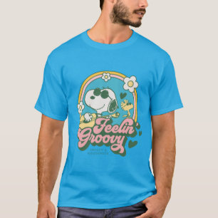 Camiseta Cacahuetes Snoopy & Woodstock Feelin' Groovy
