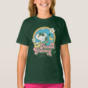 Camiseta Cacahuetes   Snoopy & Woodstock Feelin' Groovy