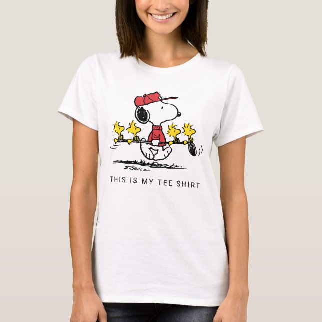 Camiseta Cacahuetes | Snoopy, Woodstock & Friends Golf (Anverso)