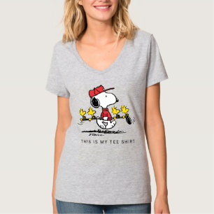 Camiseta Cacahuetes Snoopy, Woodstock & Friends Golf