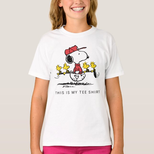 Camiseta Cacahuetes | Snoopy, Woodstock & Friends Golf (Anverso)