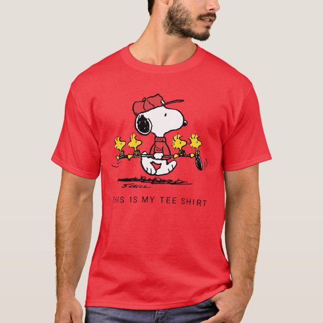 Camiseta Cacahuetes | Snoopy, Woodstock & Friends Golf (Anverso)