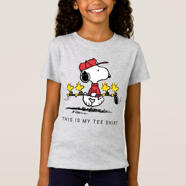 Camiseta Cacahuetes | Snoopy, Woodstock & Friends Golf (Anverso)