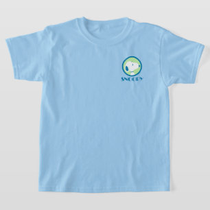 Camiseta Cacahuetes Sueños de Deco Azul Snoopy
