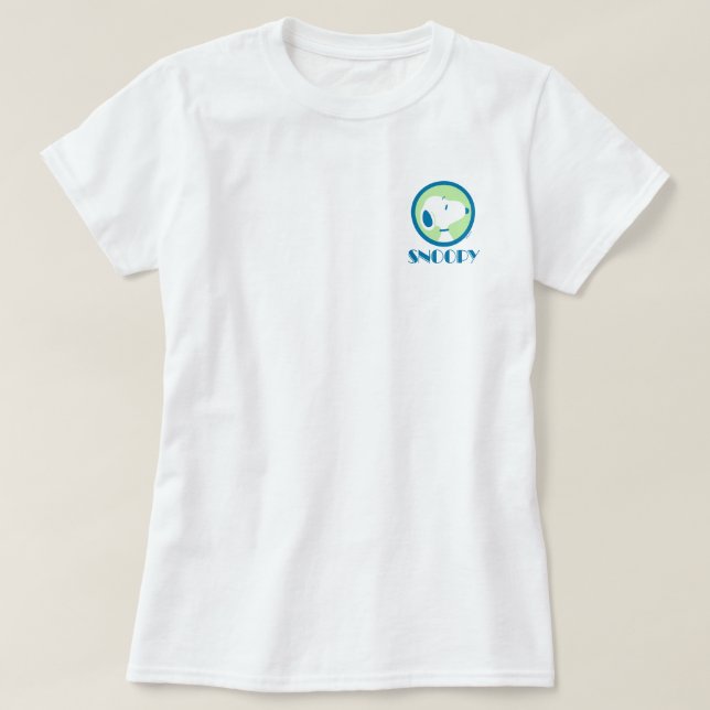 Camiseta Cacahuetes | Sueños de Deco Azul Snoopy (Diseño del anverso)