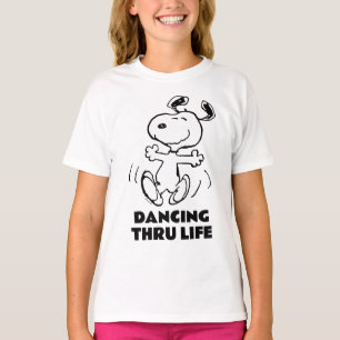 Camiseta Cacahuetes   Un baile feliz Snoopy