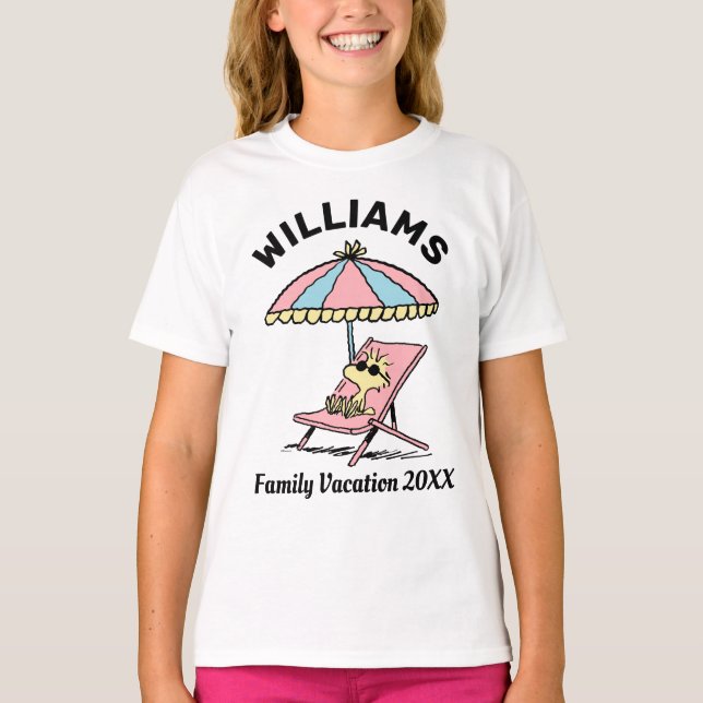 Camiseta Cacahuetes | Vacaciones familiares de Woodstock Be (Anverso)