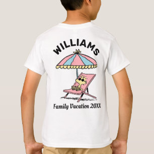 Camiseta Cacahuetes   Vacaciones familiares de Woodstock Be