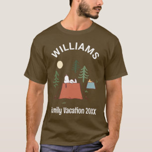 Camiseta Cacahuetes   Vacaciones familiares en camping