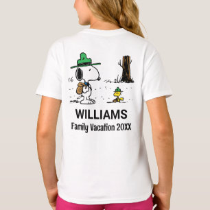 Camiseta Cacahuetes Vacaciones Snoopy & Woodstock Family