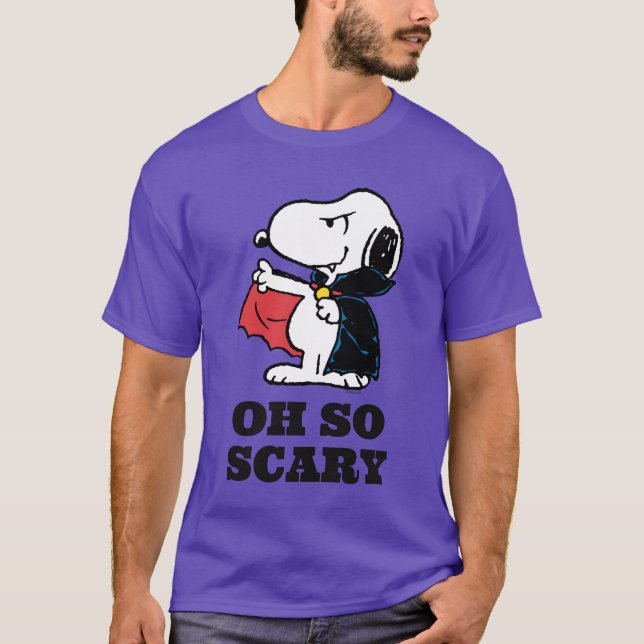 Camiseta Cacahuetes | Vampiro Snoopy de Halloween (Anverso)