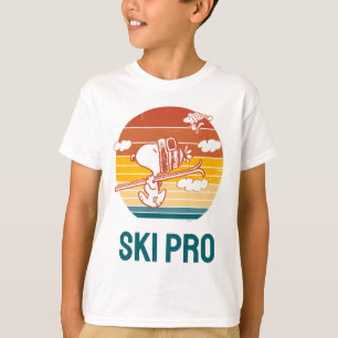 Camiseta Cacahuetes   Viaje para esquiar Snoopy & Woodstock