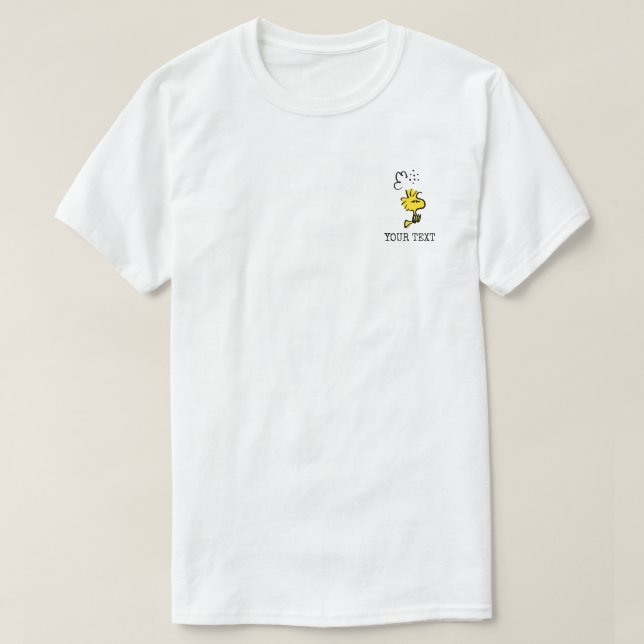 Camiseta Cacahuetes | Woodstock aturdido (Diseño del anverso)