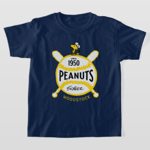 Camiseta Cacahuetes WoodstockPeanuts Baseball Desde 1950