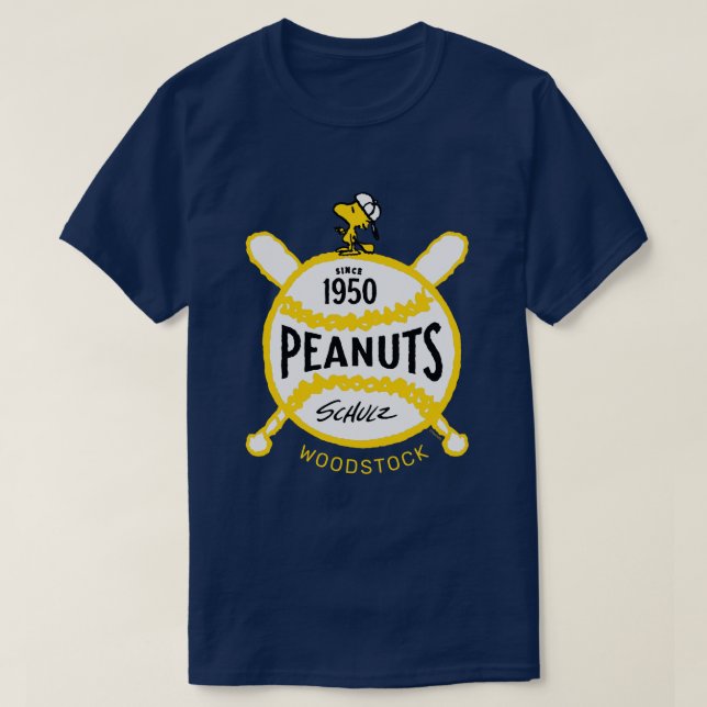 Camiseta Cacahuetes | WoodstockPeanuts Baseball Desde 1950 (Diseño del anverso)