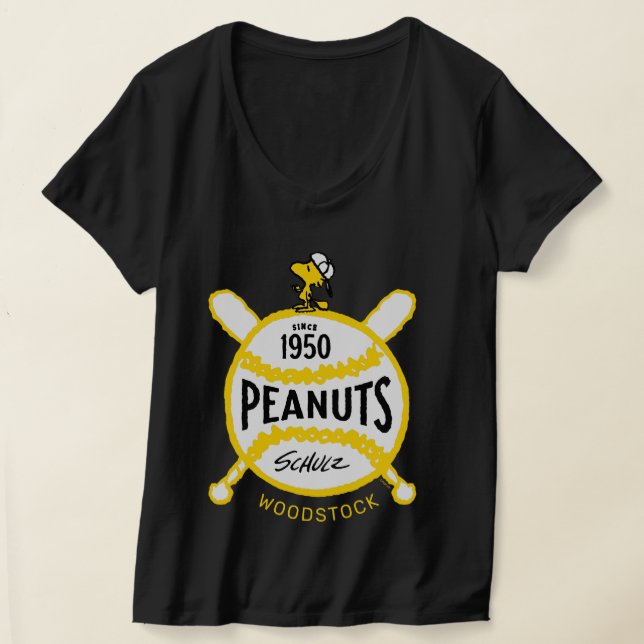Camiseta Cacahuetes | WoodstockPeanuts Baseball Desde 1950 (Distribución )