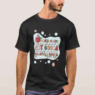 Camiseta Cacao caliente de renos de Santa Claus y luz de lo