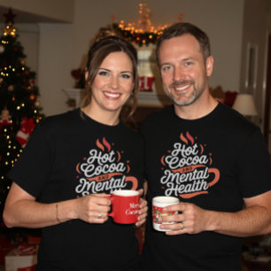 Camiseta Cacao caliente y autocuidado de la salud mental