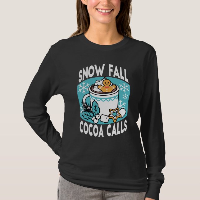 Camiseta Cacao caliente y encanto invernal - Llamadas de ca (Anverso)